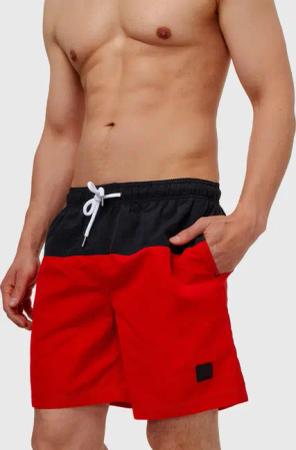 Indicode Badeshorts Pruitt elastischer Bund mit