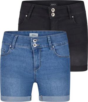 ONLY Jeansshorts Damen Shorts ONLCarmen 2er