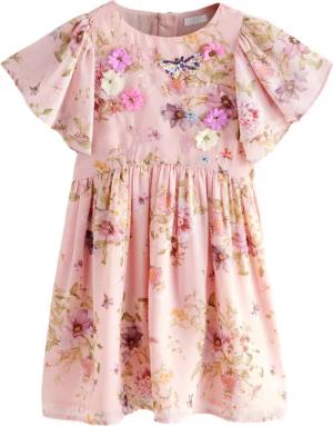 Next Partykleid Verziertes Kleid mit Engelsärmeln