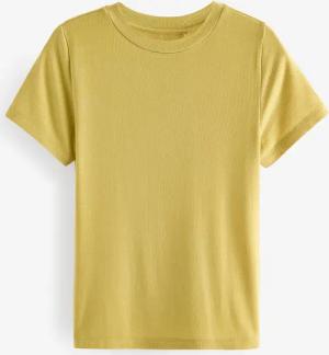 Next T-Shirt Superweiches, geripptes T-Shirt aus