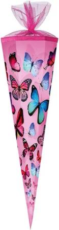 Nestler Schultüte PINK BUTTERFLY Schmetterlinge Rosa,