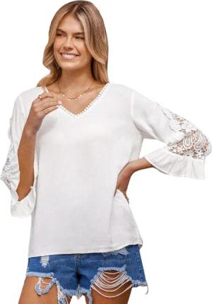 Cupshe Blusentop Sexy ausgestelltes Top mit