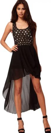 Sarcia.eu Minikleid John Zack assymetrisches Kleid