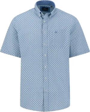 FYNCH-HATTON Kurzarmhemd Summer Poplin Print, B.D.,