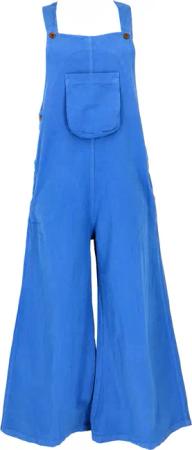Guru-Shop Relaxhose Latzhose mit weiten Hosenbeinen,
