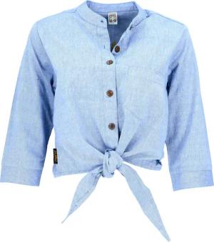 Guru-Shop Longbluse Boho Blusentop zum Binden,