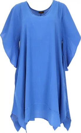Guru-Shop Midikleid Plus Size Kleid, Hängerchen,