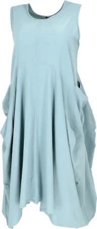 Guru-Shop Midikleid Plus Size Kleid, Hängerchen,
