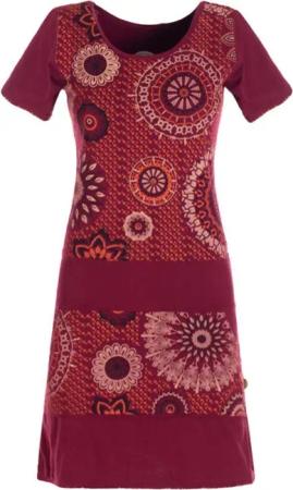 Vishes Sommerkleid Kurzarm Damen Sommer-Kleid Mini-Kleid