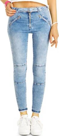 be styled Skinny-fit-Jeans Skinny Röhrenjeans mit