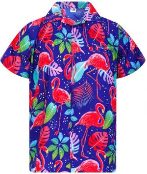 King Kameha Hawaiihemd Funky Flamingos Hawaii-Hemd