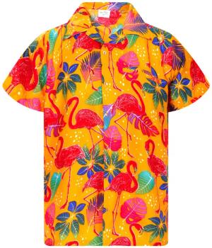 King Kameha Hawaiihemd Funky Flamingos Hawaii-Hemd