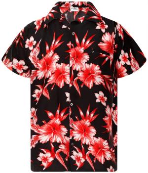King Kameha Hawaiihemd Mono Flowers Funky