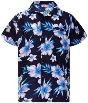 King Kameha Hawaiihemd Mono Flowers Funky