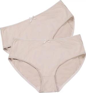 Ulla Popken Slip Midi-Slips 2er-Pack Mikrofaser