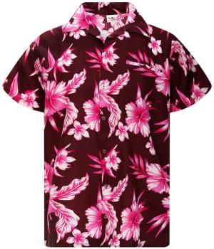 King Kameha Hawaiihemd Mono Flowers Funky