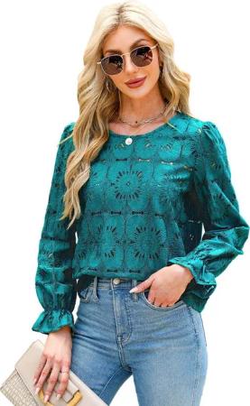 Cupshe Blusentop Romantisches Strick Top aus