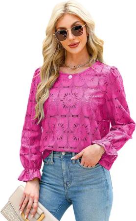 Cupshe Blusentop Romantisches Strick Top aus
