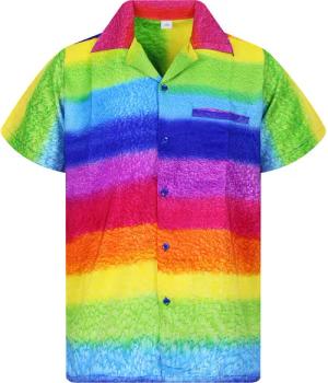 King Kameha Hawaiihemd Rainbow Funky Hawaii-Hemd