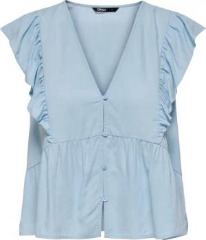 ONLY Blusenshirt Leichtes Sommerdesign mit Rüschendetails