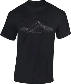 Baddery Print-Shirt Wander Shirt: "Berghimmel" -