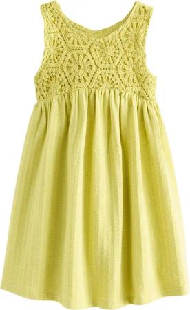 Next Jerseykleid Kleid mit Häkelfront aus