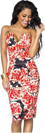 Atixo Etuikleid Etuikleid Sommerkleid Minikleid Cocktail-Kleid