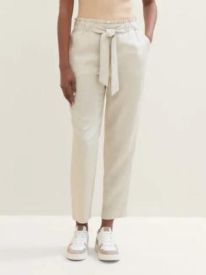 TOM TAILOR Denim Stoffhose Paperbag Hose