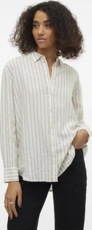 Vero Moda Blusenshirt Basic Rundhals VMLINN
