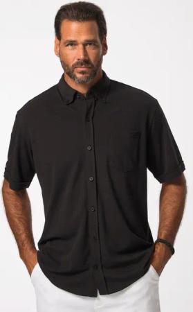 JP1880 Kurzarmhemd JP 1880 Piqué-Hemd FLEXNAMIC®