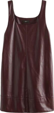 Next Minikleid Minikleid aus Kunstleder (1-tlg)