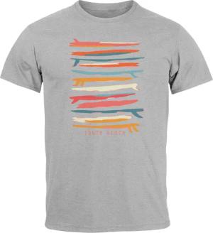 Neverless Print-Shirt Herren T-Shirt Surfboards South