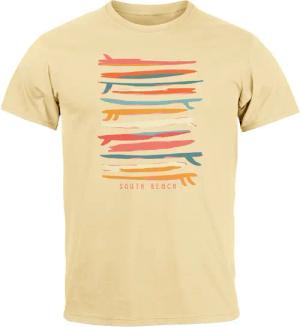 Neverless Print-Shirt Herren T-Shirt Surfboards South