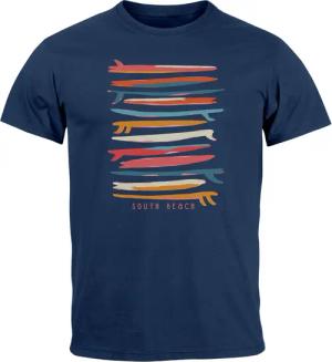 Neverless Print-Shirt Herren T-Shirt Surfboards South