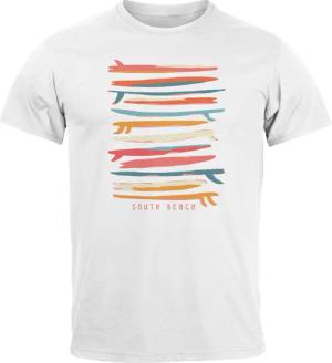 Neverless Print-Shirt Herren T-Shirt Surfboards South