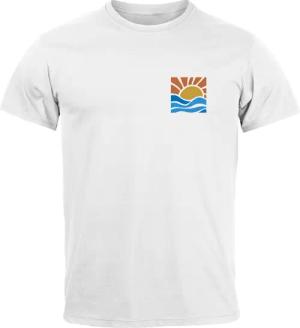 Neverless Print-Shirt Herren T-Shirt Logo Print