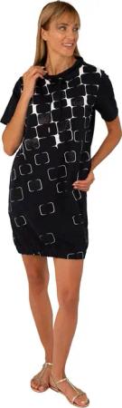 Estefania for woman Shirtkleid Kurzarm Sweatkleid