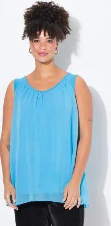 MIAMODA Longtop Top A-Linie Rundhals ärmellos
