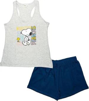 Snoopy Schlafanzug Damen aus Baumwolle –