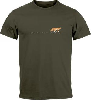 Neverless Print-Shirt Herren T-Shirt Fuchs Fox