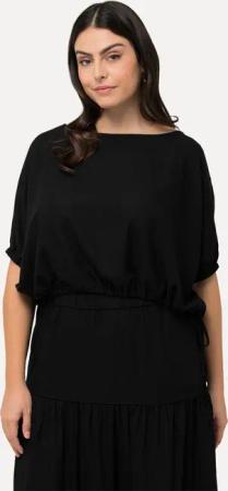 Ulla Popken Spitzenbluse Bluse Leinenmix Oversized