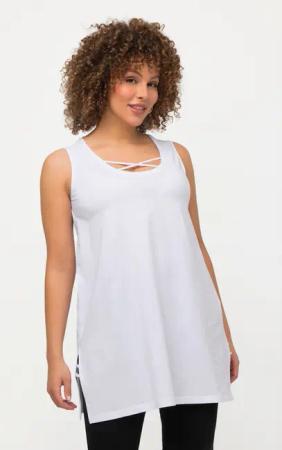 Ulla Popken Longtop Longtop Zierbänder A-Linie