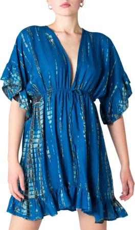 PANASIAM Tunikakleid kurzes Sommerkleid aus natürlicher