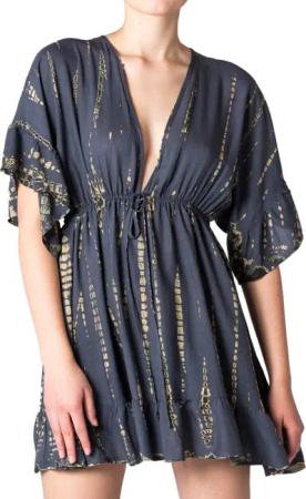 PANASIAM Tunikakleid kurzes Sommerkleid aus natürlicher