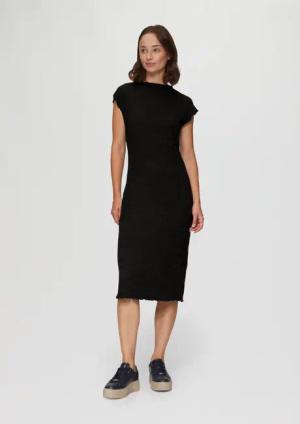 s.Oliver Maxikleid Kleid in Crêpe-Optik