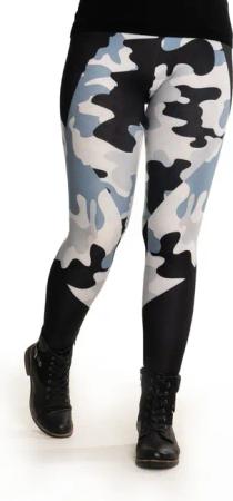 cosey Leggings Bunte Leggings mit auffälligem