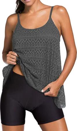 Badekönig Tankini (2 teilig) im Häkellook