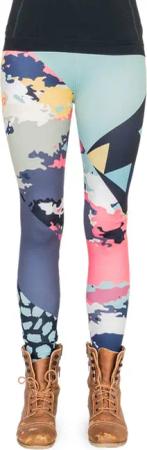 cosey Leggings Bunte Leggings mit auffälligem