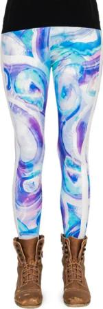 cosey Leggings Bunte Leggings mit auffälligem
