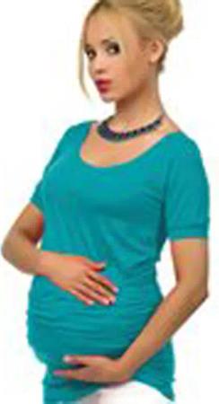 F&K-Mode Umstandsshirt Umstand Shirt kurzarm T-Shirt